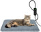 Woiil Tappetino riscaldante Elettrico Tappetino riscaldante per Animali Domestici Tappetino riscaldante Grande, 45 x 40cm per Cani e Gatti Tappetino riscaldante per Interni