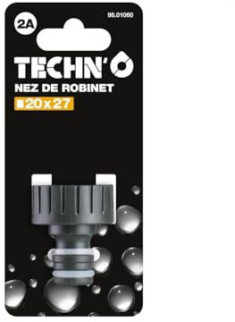 FITT FRANCE - COMECAP Nez DE Robinet Plastique 20X27MM Blister