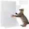 Uross 18 Pieces Cat Deterrent Mat Pet Repellent Mat with Spikes Keep Cats off Counter Anti Cat Pad Dogs Spiked Deterrent Mats for Outdoor Indoor Garden Window Sofa(41 x 33 CM,Clear)