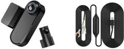 Cámara de tablero N5 con resolución Ultra HD 4K, frontal y trasera dual(N5 Dual n Hw kit)