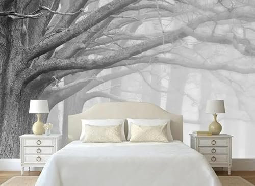 3D Tapete Wohnzimmer Sofa Bäume Äste Landschaft Landschaft Landschaft Kreativ Wohnzimmer Sofa Tv Tapete Wandaufkleber-300Cm×210Cm