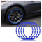 VAYEODEYU Felgenschützer, Blau, Felgenschutzring for Autoräder, Leichtmetallradschutz for Automodifikationen, Felgenschutz for Leichtmetallfelgen, (19in)