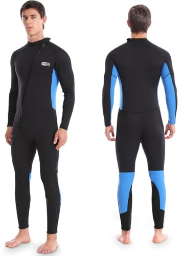 Trajes de Neopreno para Hombre, Traje de Buceo de Cuerpo Completo, Traje Neopreno Hombre de 3mm, para Snorkel natación Surf
