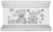 EPSELIA Materassino Fasciatoio in PVC, tasca di fissaggio Atossico a Norma Europea EN71, Test Anti-ribaltamento a Norma Europea EN 12221-1/2, cm 80x50 H10 Facile Manutenzione, Impermeabile, Grigio