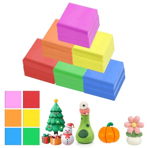 AYSYR 18 Stück Radiergummi Knete,Klebrigkeit Knetradiergummi 4 × 3,5cm,Weich Knetbar Radierknete, Formbare Radiergummiknete Als Geschenk für den Kindertag,für Hause Schule Kunstatelier