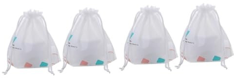 minkissy 4pcs Cotton Facial Tissue Travel Makeup Skin Care Wet Dry Gentle Comfortable for Skin Types