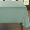 Romanstile Wachstuchtischdecke grün 240x140 mit Saum Leinenoptik Outdoor Tischdecke wetterfest wasserdicht Gartentischdecke Table Cloth für Draußen,Sommer,Handwerkstisch,Picknick,Party,Sommer,Kinder