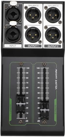 Passivem geschäftsführer Volumencontroller, Stereo Studio Controller mit 70 Mm Fader, Stereoeingangsausgabe für Studio Home Audio System
