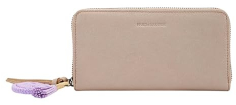 FREDsBRUDER Take A Smile Ziparound Wallet Chai Latte