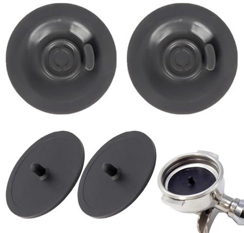 4 Pcs Sage Cleaning Disc, Sage Coffee Machine Cleaning Tablets, Universal Silicone Coffee Machine Handle Clean Pad, Barista Accessories Compatible with Most Espresso