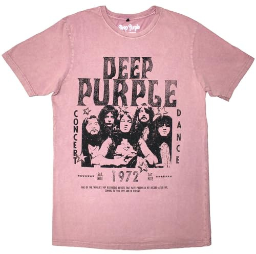 Deep Purple 1972 Concert Stone Wash T Shirt XXL
