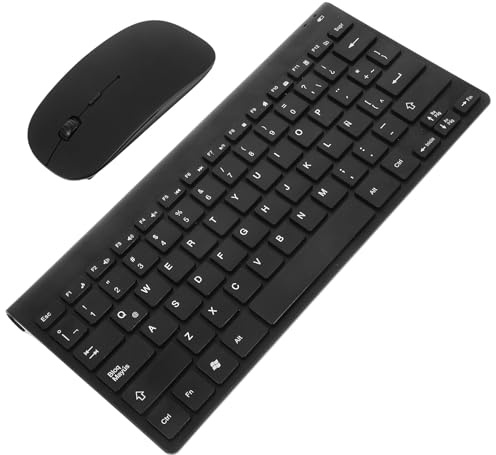 TEHAUX Combo Teclado y Ratón Inalámbrico con Diseño Moderno y Resistente Teclado Español Latino para PC y Portátil Conexión sin Cables para Mayor Comodidad y Durabilidad