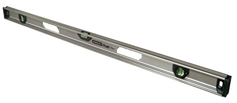 STANLEY Xtht1-42138 Niveau Tubulaire 180 Cm Gamme FATMAX - Corps En Aluminium Ultra Léger - Fioles Monoblocs - Niveau Profilé Ultra Résistant - Précision +/- 1Mm/M