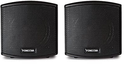 Fonestar CUBE-62 12W Negro altavoz - Altavoces (De 2 vías, Alámbrico, Terminal, 12 W, 150 - 20000 Hz, Negro)