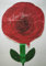 Amscan 3184701 I Love You Rose mit Stiel Junior Form Folie Ballon