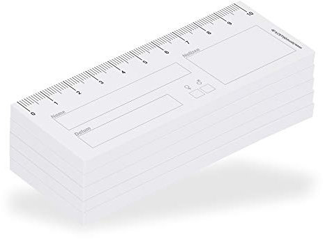 Haftnotiz-Wundlineal 10 cm (5 Stk.)