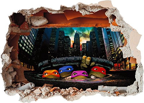 TMNT Vinyl-Aufkleber, Motiv Teenage Mutant Ninja Turtles, A4