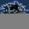 Deuba® Lichterkette 160 LED Außen mit Timer 8 verschiedene Leuchtmodi IP44 Dimmbar Batterie Weihnachten Innen Weihnachtslichterkette Beleuchtung Blau