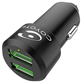 Coyote - Chargeur Allume Cigare 2 Ports USB-A + 1 câble USB vers Micro USB Inclus - Compatible avec Coyote Mini, S, NAV, NAV+ et Smartphones