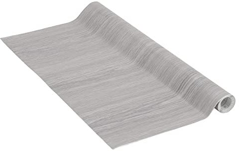Venilia Klebefolie | Kiefer Grau Holzoptik Grau | 45 cm x 3 m, Stärke 95μ | selbstklebende Möbel-Folie, Dekofolie, Tapete, Küchenfolie | PVC ohne Phthalate | Made in EU, 1 Stück