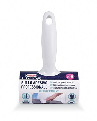 Domopak 901073 Living Rullo Adesivo Professionale, Bianco, 48 Fogli