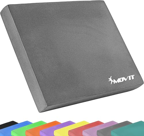 MOVIT® Balance Pad 50 x 40 x 6 cm, TPE, rutschfest, 10 Farben | TPE-Wackelkissen mit Waffelstruktur für Balance, Koordination, Yoga, Pilates, Core- und Reha-Training, hautverträglich
