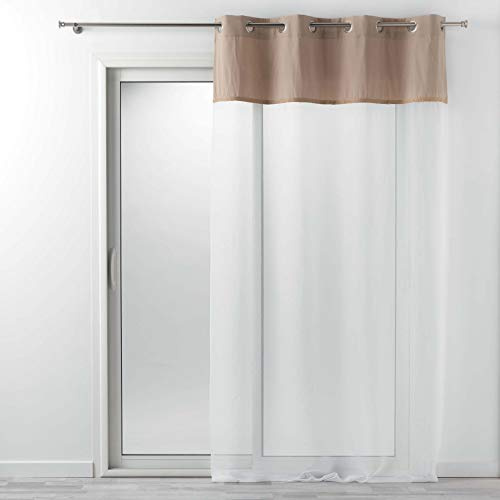 Douceur d'Intérieur Ösenvorhang, Natur, 140 x 240 cm