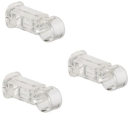 Wandhalterung mit Schelle für Handtuchheizkörper und horizontale Röhrenheizkörper mit einem Rohrdurchmesser von Ø22 mm, Tragfähigkeit bis zu 75 kg. Transparent