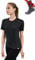 Merino.tech 100% Merino T Shirt Damen - Merinowolle Sport Wandern Thermoshirt Damen + Wandersocken (X-Large, Charcoal Crewneck)