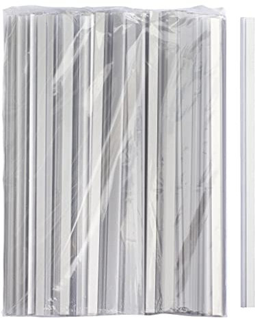 VELOFLEX 4949290 - Klemmschiene, für DIN A4, aus Karton, Ledernarbung, Füllhöhe 20 mm, transparent, 1 Stück