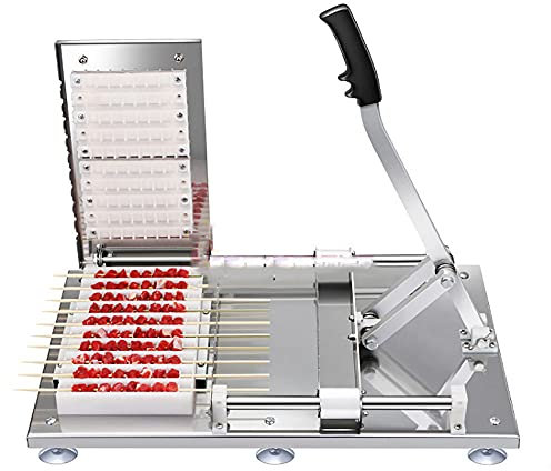 Machine À Brochettes de Barbecue Manuelle, Machine à Kebab à 10 Cordes, Barbecue, pour la Cuisine Extérieure