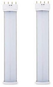 ANTYX 12W LED 2G11 4-Pin Base PL Lamp 9.3inches Compact 30W Equivalent CFL Bulb Lamp For Pendant Lamps Ceiling Lights Desk Lamps (Remove Or Bypass Ballast, 2-Pack) (Color : Warm white)