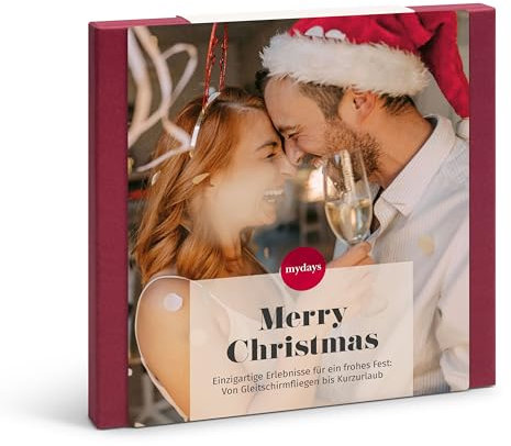 mydays Geschenkbox Merry Christmas, für 1-2 Personen, freie Erlebnis-Auswahl an ca. 1219 Orten