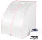 Sauna de Vapor y Cabina, Tienda de Sauna Plegable Aislante de Cuatro Capas y Generador de Vapor de Sauna 1.8L 1000W para Baño de Sauna, Adelgazamiento, Desintoxicación, Terapia Corporal