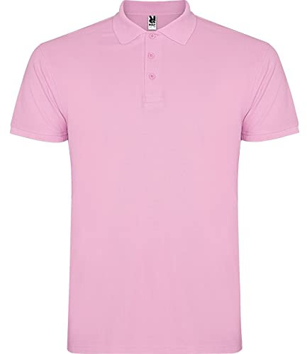 ROLY Polo Star 6638 Hombre Rosa Claro 48 L