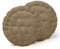 BESCH Cojines para Silla Redondos Forma de Galleta 40cmØ - Cojín de Asiento Suave y Cómoda, Ideal para Decoración de Hogar y Terraza (Redondo Marrón, Pack 2)