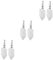 Cabilock 6 Piezas cuchara absenta vasos vidrio antiguos gotero absenta inoxidable Cucharilla metal Cucharilla diseño colador cubos azúcar gotero absenta delicado Mano