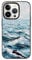 CASETiFY Compact iPhone 14 Pro Case [2X Military Grade Drop Tested / 4ft Drop Protection] - Deep Blue Sea - Clear Black