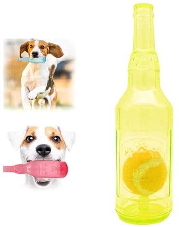 Yiokii Crunchnplay Bouteille Jouet pour Chien Jouet pour Bouteille d'eau Cruncher Bouteille d'eau Jouet pour Chien Jouet à Mâcher Bouteille en Plastique Jouets pour Chiens Jouet pour Chien Jouet