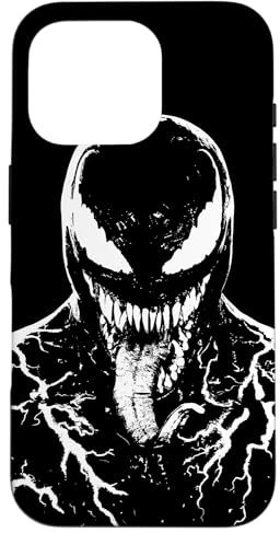 Marvel Venom: Let There Be Carnage Black Case for iPhone 16 Pro