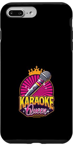 Karaoke Queen Karaoke Singer Microphone Karaoke Case for iPhone 7 Plus/8 Plus