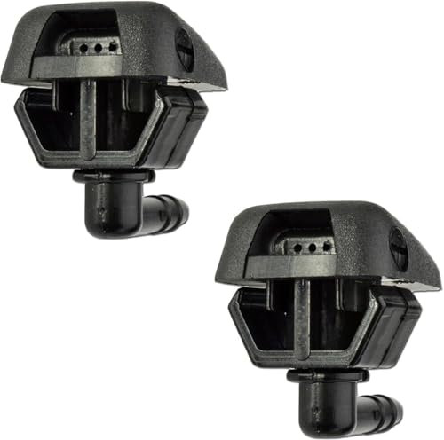 Düse Scheibenwaschanlage – Satz von 2 Waschwasserdüsen – Kompatibel mit Fiat Panda (2003-2012), Punto (1999-2003), Ducato (2001-2016) – OEM: 735277664
