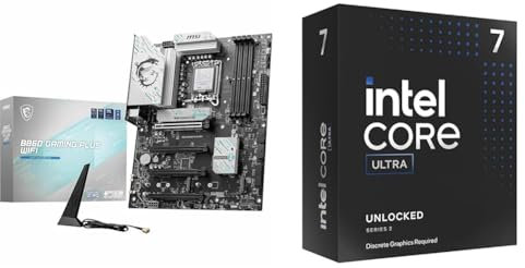 MSI B860 Gaming Plus WiFi Carte mère + Intel® Core™ Ultra 7 265KF processeur pour PC de Bureau 20 cœurs