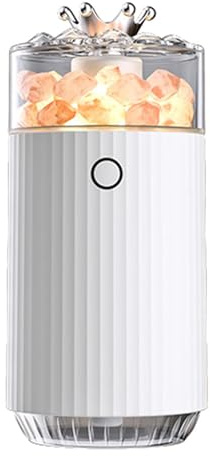 Yonuaret Salt Lamp Diffuser - 240ml Ultrasonic Humidifier Device | 7 Color Light Aromatherapy Air Freshener Scent Air Lamp For Room Home Vehicle