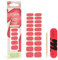 Mylee Gel Nail Wraps [Be Yourself] – 10 Pre-Cured Gel Stickers for Instant Mani – No Lamp Needed, Chip-Resistant, Glossy Finish, Lasts Up to 14 Days – Easy to Apply, Vegan & Cruelty-Free