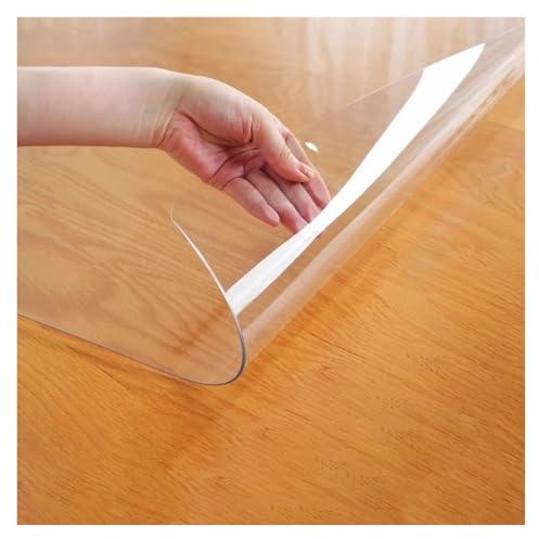 JYHHCYS bürostuhl Matte Transparente Bodenschutzmatte Für Teppich/Parkett, Rutschfester, Kratzfester Bodenschutz, Für Wohnzimmer, Eingangsbereich, Waschküche, Küche(6.5 x 10ft/198 x 305cm)
