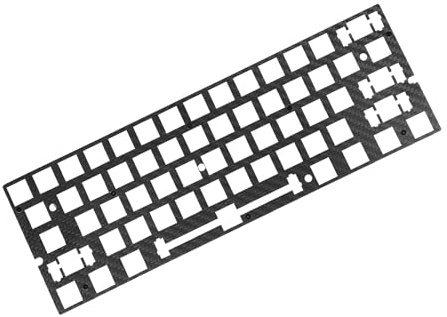 YROHGKPN Premium Montageplatte, optimiert für Tastaturen mit 60% Layout und verbesserter Schallabsorption Platte zur Schallreduzierung der Tastatur