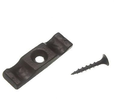 Taste schalten Sie fangen Oma vergossen Riegel 50mm Stahl schwarz + Schrauben (10er Pack)