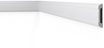 WL5 WALLSTYL Wandleiste - 85 x 16 x 2000 mm - NOËL & MARQUET - eine Marke von NMC - Extrudiertes Polystyrol mit hoher Dichte