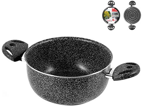 Home Accueil Cocotte Deux Anses Pierre Anti adhésif Cm 26